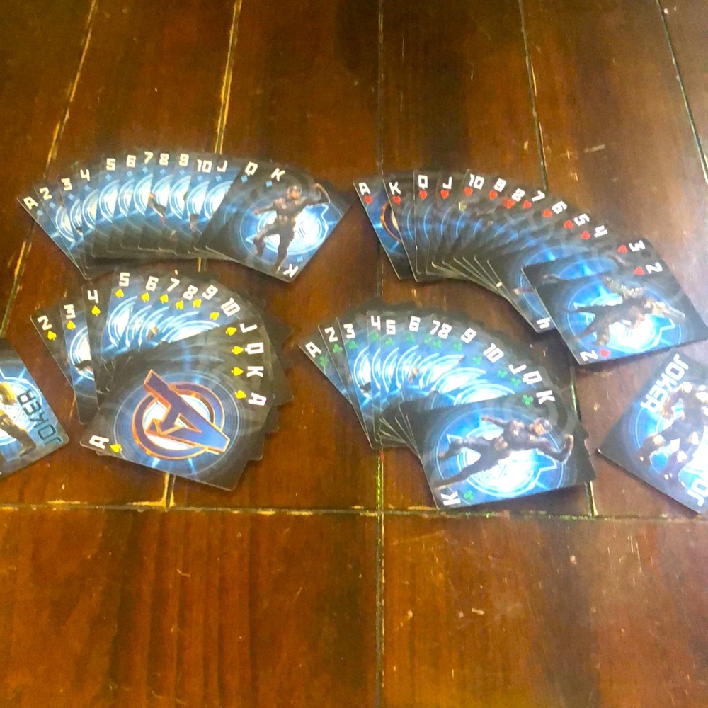 Large Avengers Playing Cards